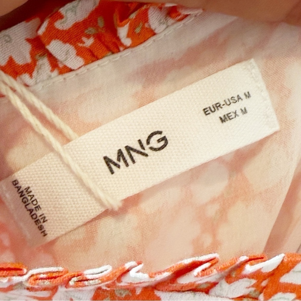 MNG Floral Pink Jumpsuit M - Picture 13 of 15